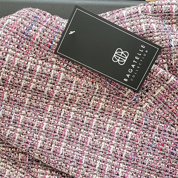 BAGATELLE COLLECTION Plus Boxy Fit Boucle Blazer, 1X, Pink multi, NWT - Picture 12 of 14